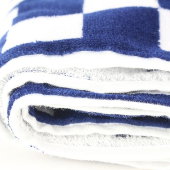 Louis Vuitton Navy Stripe LV Graphical Beach Towel 82LZ525S - Picture 9 of 12